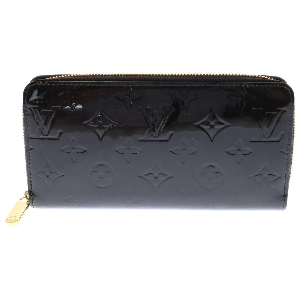 LOUIS VUITTON(ルイヴィトン) モノグラム ヴェルニ ジッピーウォレット アマラント 長財布 ワインレッド M93522