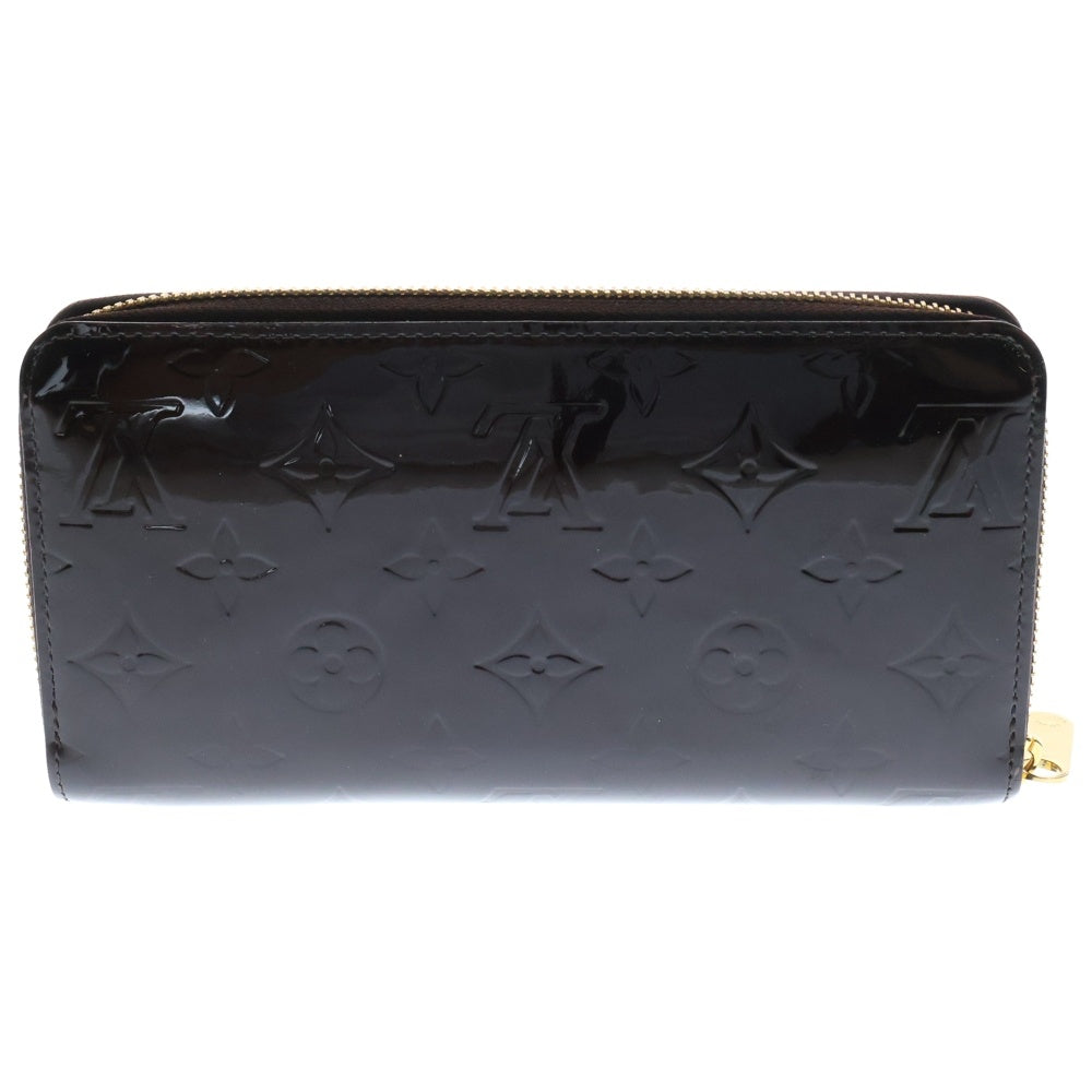 LOUIS VUITTON(ルイヴィトン) モノグラム ヴェルニ ジッピーウォレット アマラント 長財布 ワインレッド M93522