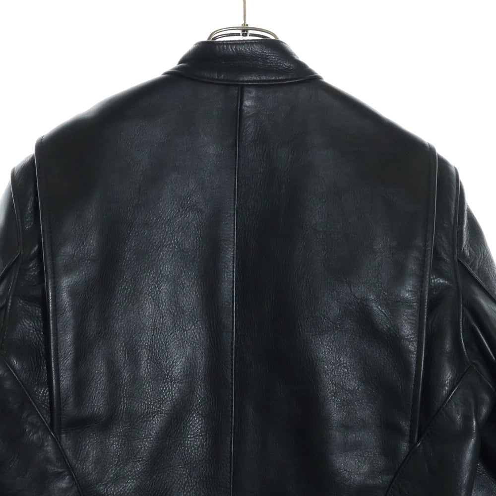VANSON(バンソン) MODEL B シングルライダースジャケット レザー ブラック 67842