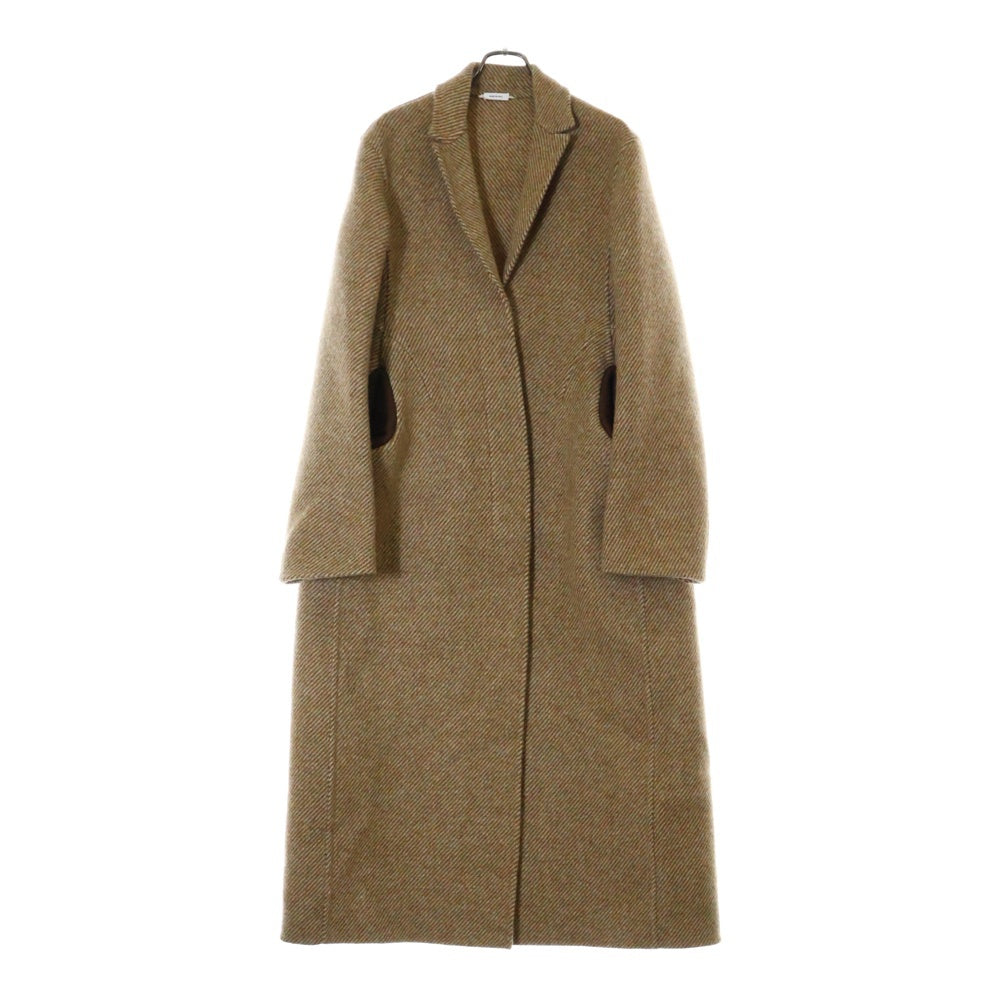 JIL SANDER(ジルサンダー) 18AW ツイード ウール チェスターコート ベージュ JSWN12538 WN200263