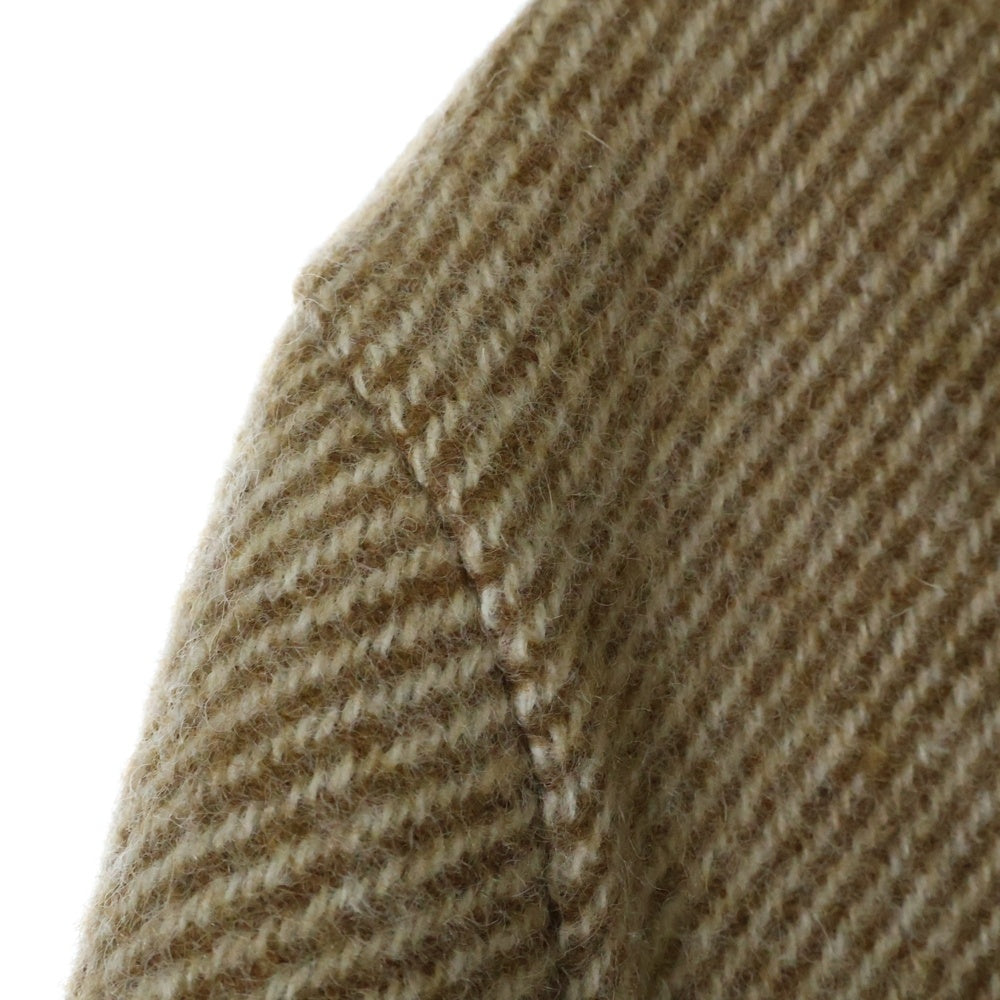 JIL SANDER(ジルサンダー) 18AW ツイード ウール チェスターコート ベージュ JSWN12538 WN200263