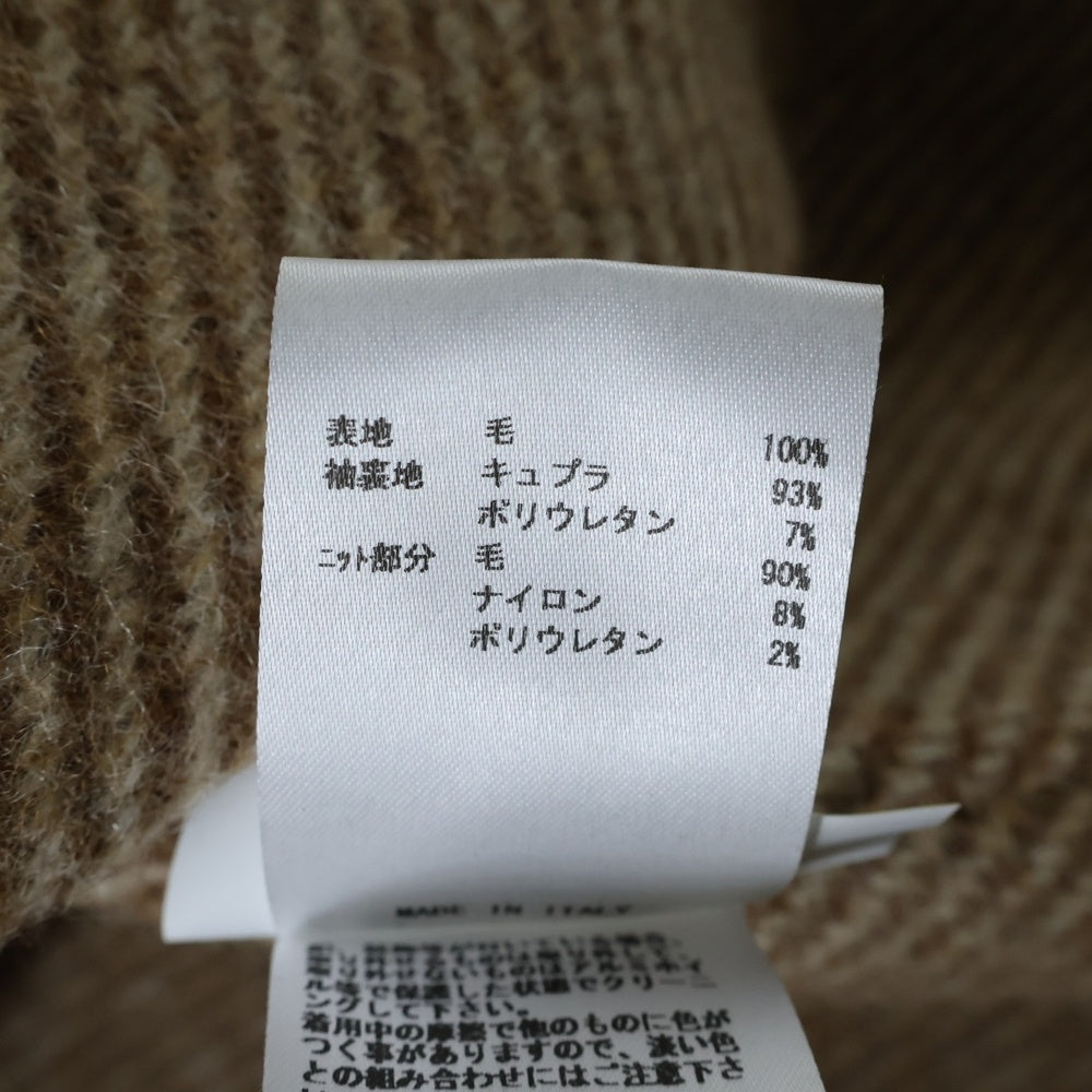 JIL SANDER(ジルサンダー) 18AW ツイード ウール チェスターコート ベージュ JSWN12538 WN200263
