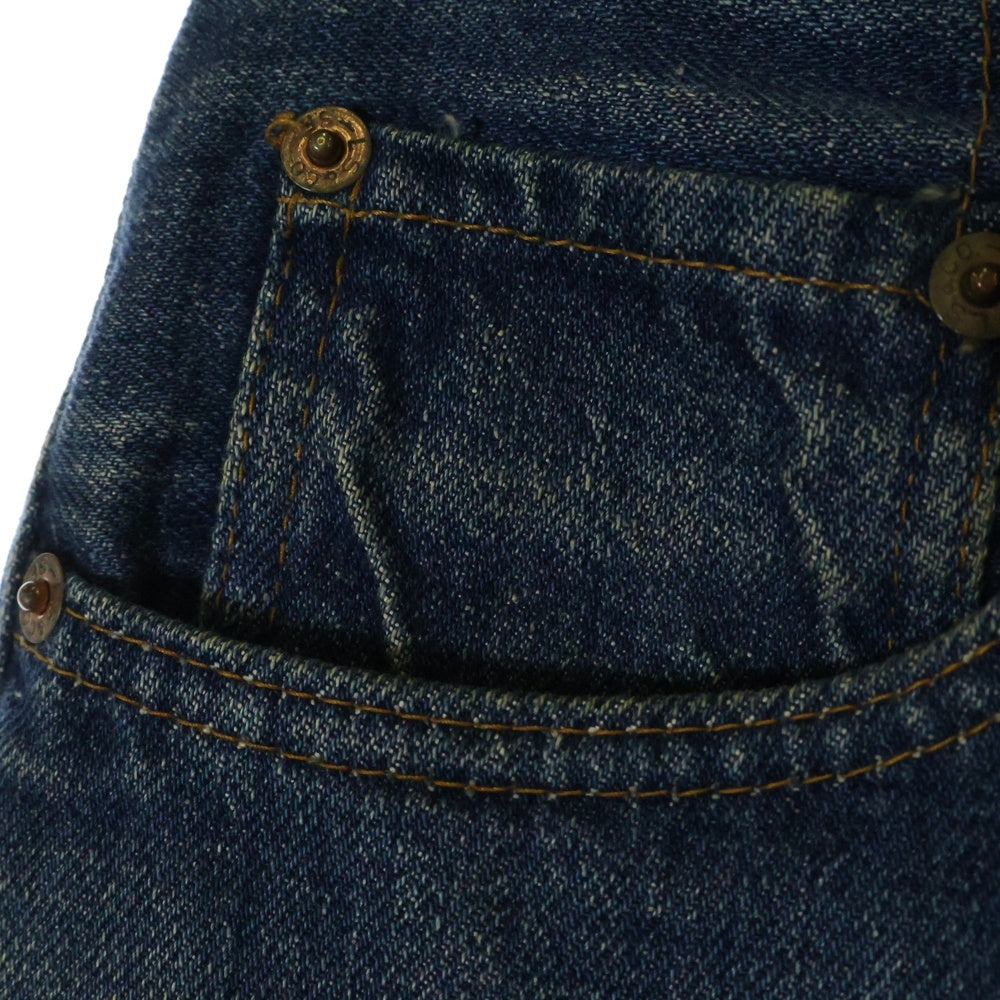 Levi's(リーバイス) 70S VINTAGE 501 66前期 ボタン裏6 両面スモールe ヴィンテージ ボタンフライ デニムパンツ インディゴ