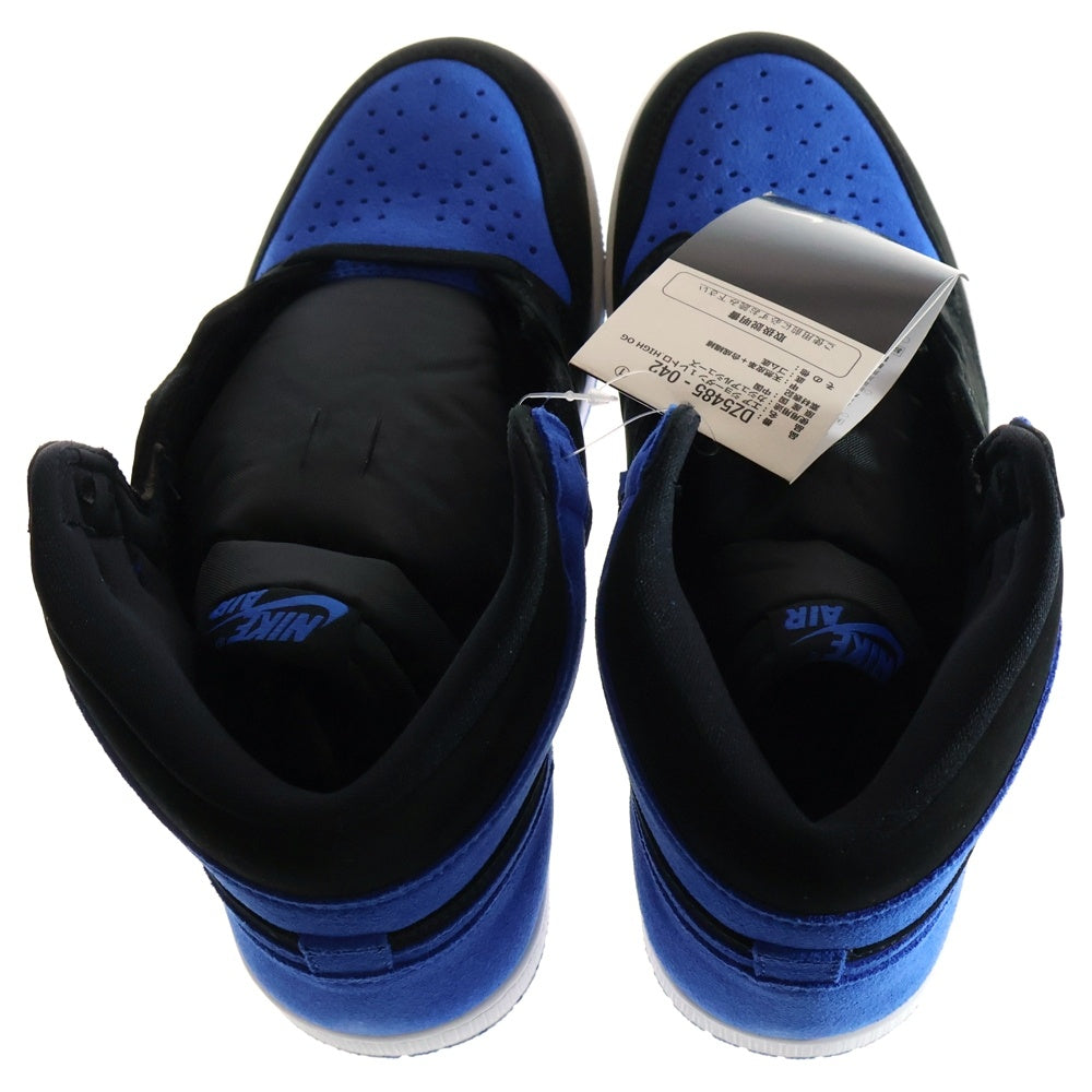 NIKE(ナイキ) AIR JORDAN 1 RETRO HIGH OG ROYAL REIMAGINED DZ5485-042 エアジョーダン1 レトロ ロイヤル リイマジンド ハイカットスニーカー US8.5/26.5cm
