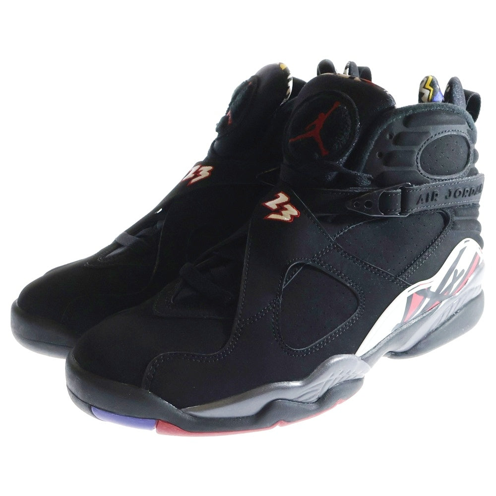 NIKE(ナイキ) 【観賞用 2013年製】AIR JORDAN 8 RETRO PLAYOFF エアジョーダン8 レトロ プレイオフ ハイカットスニーカー ブラック US9/27.0cm 305381-061