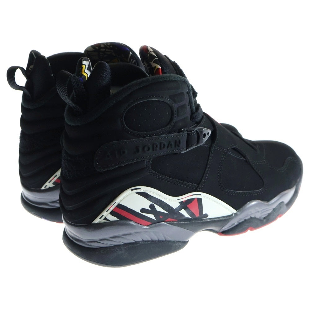 NIKE(ナイキ) 【観賞用 2013年製】AIR JORDAN 8 RETRO PLAYOFF エアジョーダン8 レトロ プレイオフ ハイカットスニーカー ブラック US9/27.0cm 305381-061