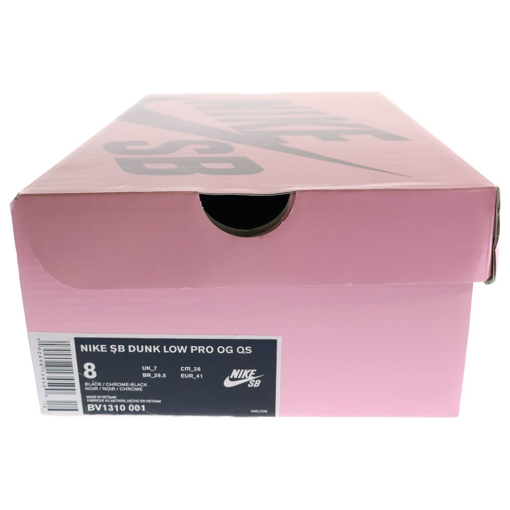 NIKE SB(ナイキエスビー) ×DIAMOND SUPPLY DUNK LOW PRO OG QS ダイヤモンドサプライ ダンク ローカットスニーカー ブラック US8/26.0cm BV1310-001