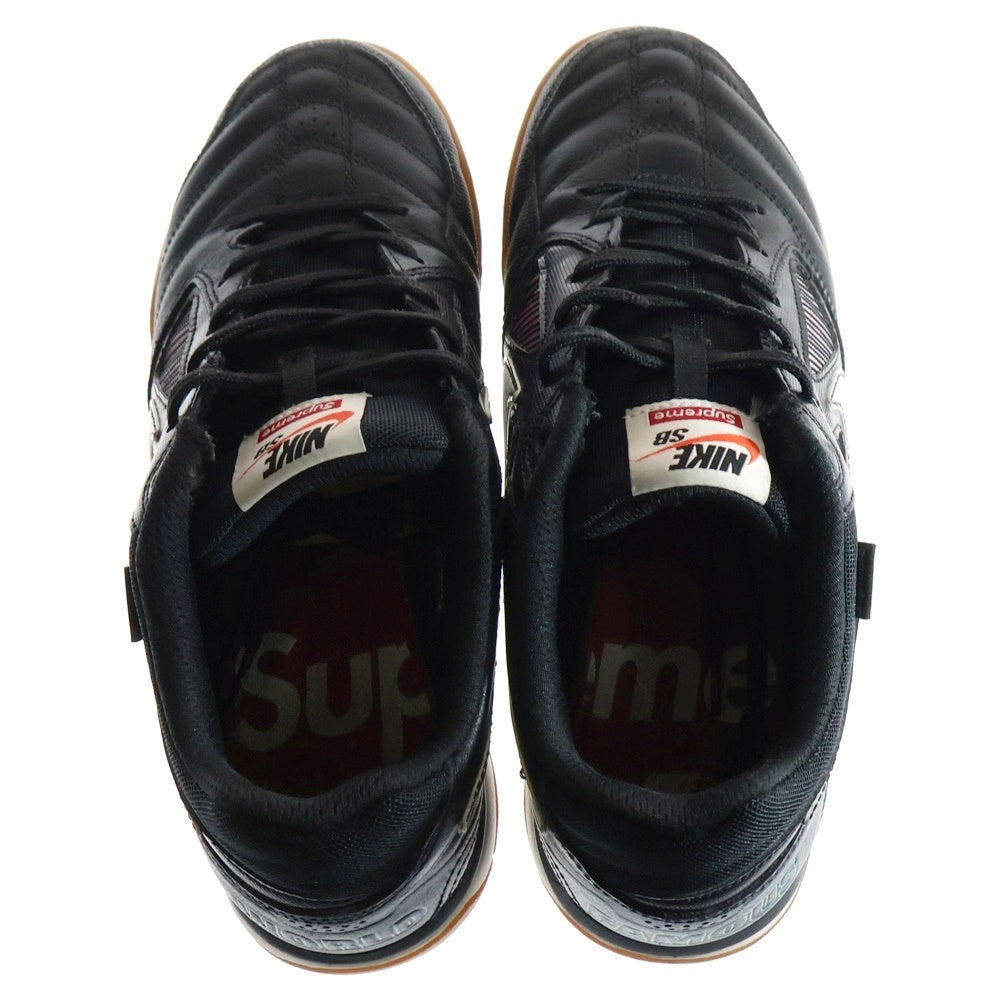 NIKE SB(ナイキエスビー) ×SUPREME SB GATO QS シュプリーム ガト ローカットスニーカー ブラック US8/26cm AR9821-001