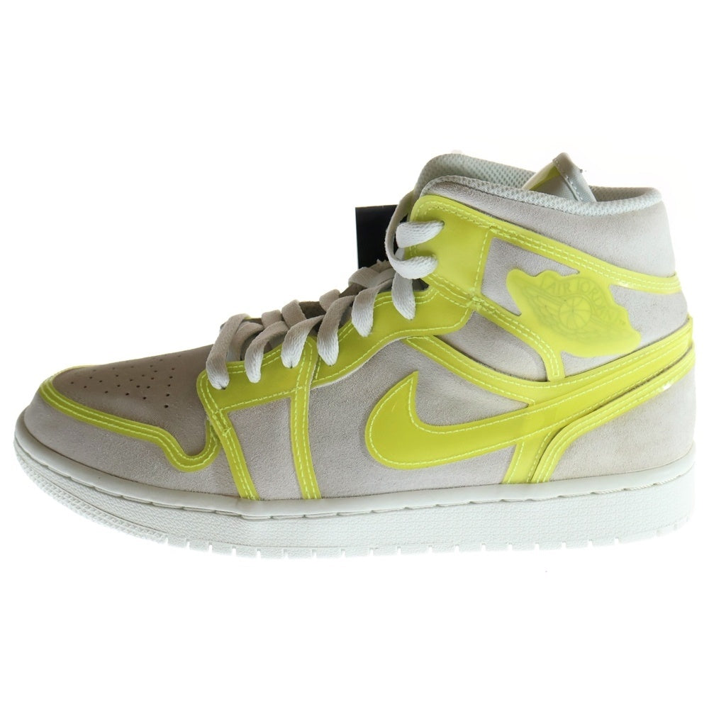 NIKE(ナイキ) WMNS AIR JORDAN 1 MID LX OPTI YELLOW ウィメンズ エアジョーダン1 ミッド オプティイエロー US9/27.0cm DA5552-107