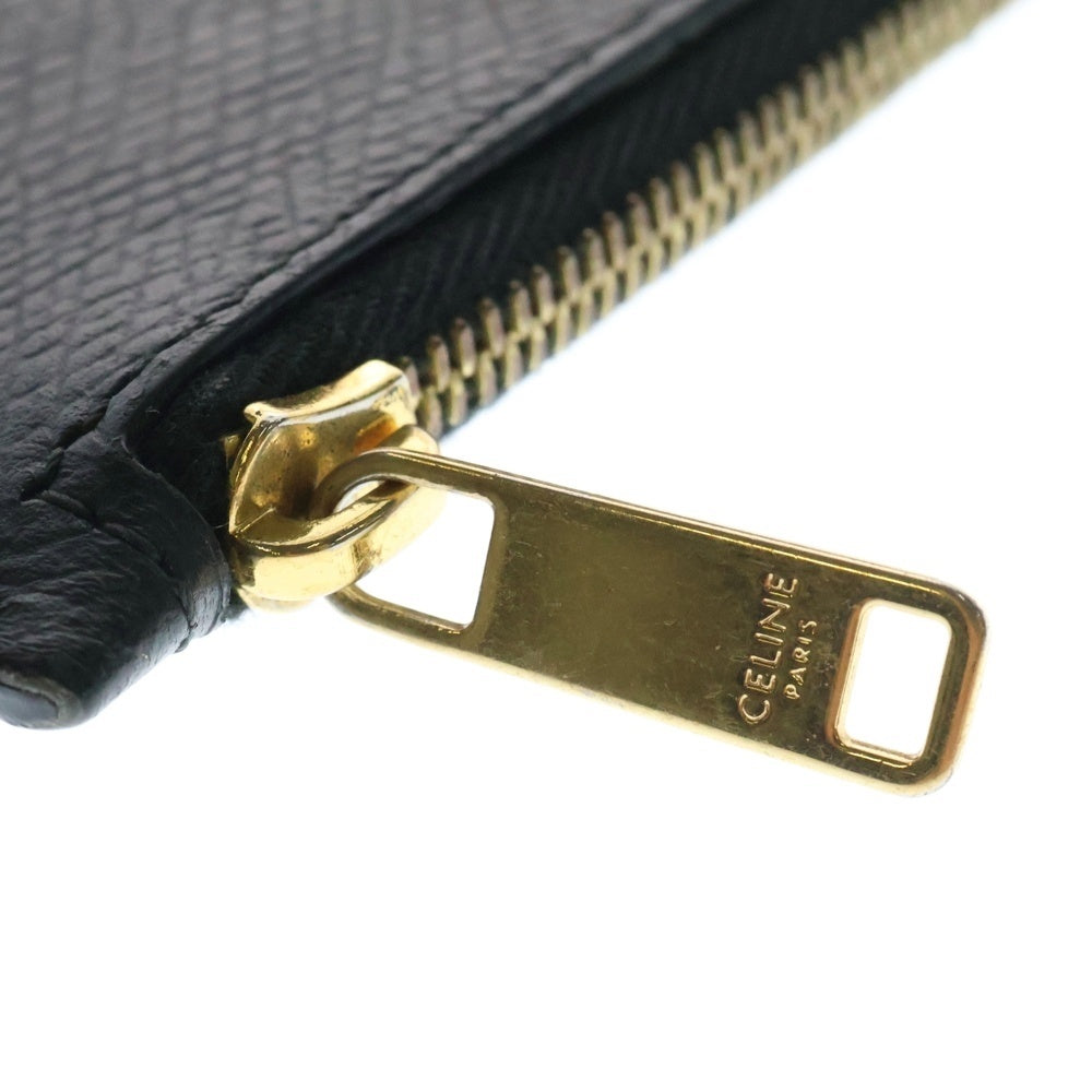 CELINE(セリーヌ) コンパクト ジップドカードホルダー フラグメントケース ブラック 10B683BEL 38NO