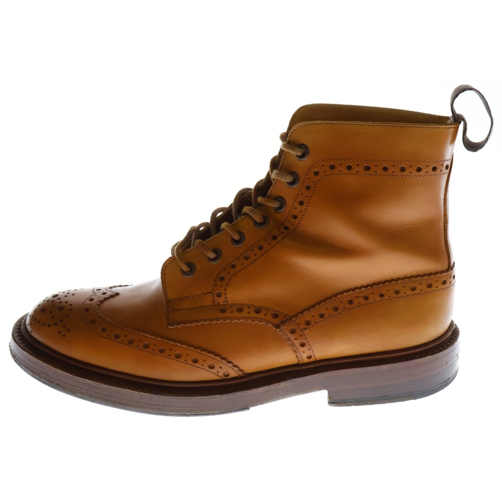 Tricker's(トリッカーズ) MALTON マルトン ウイングチップ カントリーブーツ マロン ブラウン 2508