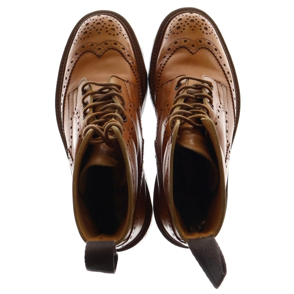 Tricker's(トリッカーズ) MALTON マルトン ウイングチップ カントリーブーツ マロン ブラウン 2508