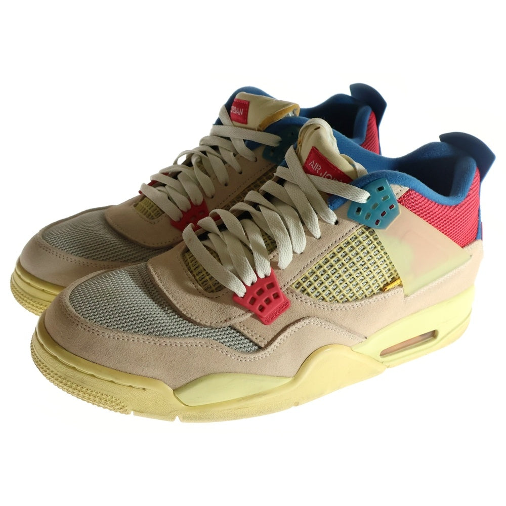 NIKE(ナイキ) ×UNION AIR JORDAN 4 GUAVA ICE ユニオン エアジョーダン4 グァバアイス ハイカットスニーカー マルチ US12/30cm DC9533-800