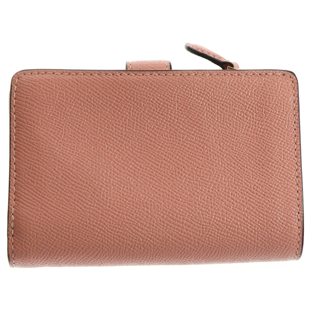 COACH(コーチ) レザーコンパクトウォレット ピンク レディース