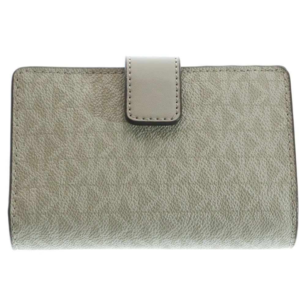 MICHAEL KORS(マイケルコース) JET SET TRAVEL ビルフォールド ジップ コンパクトウォレット グレー 35S3STVF6O レディース