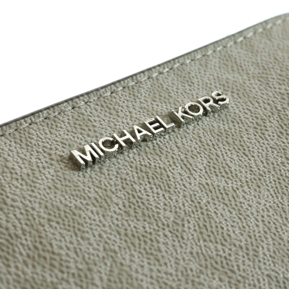 MICHAEL KORS(マイケルコース) JET SET TRAVEL ビルフォールド ジップ コンパクトウォレット グレー 35S3STVF6O レディース