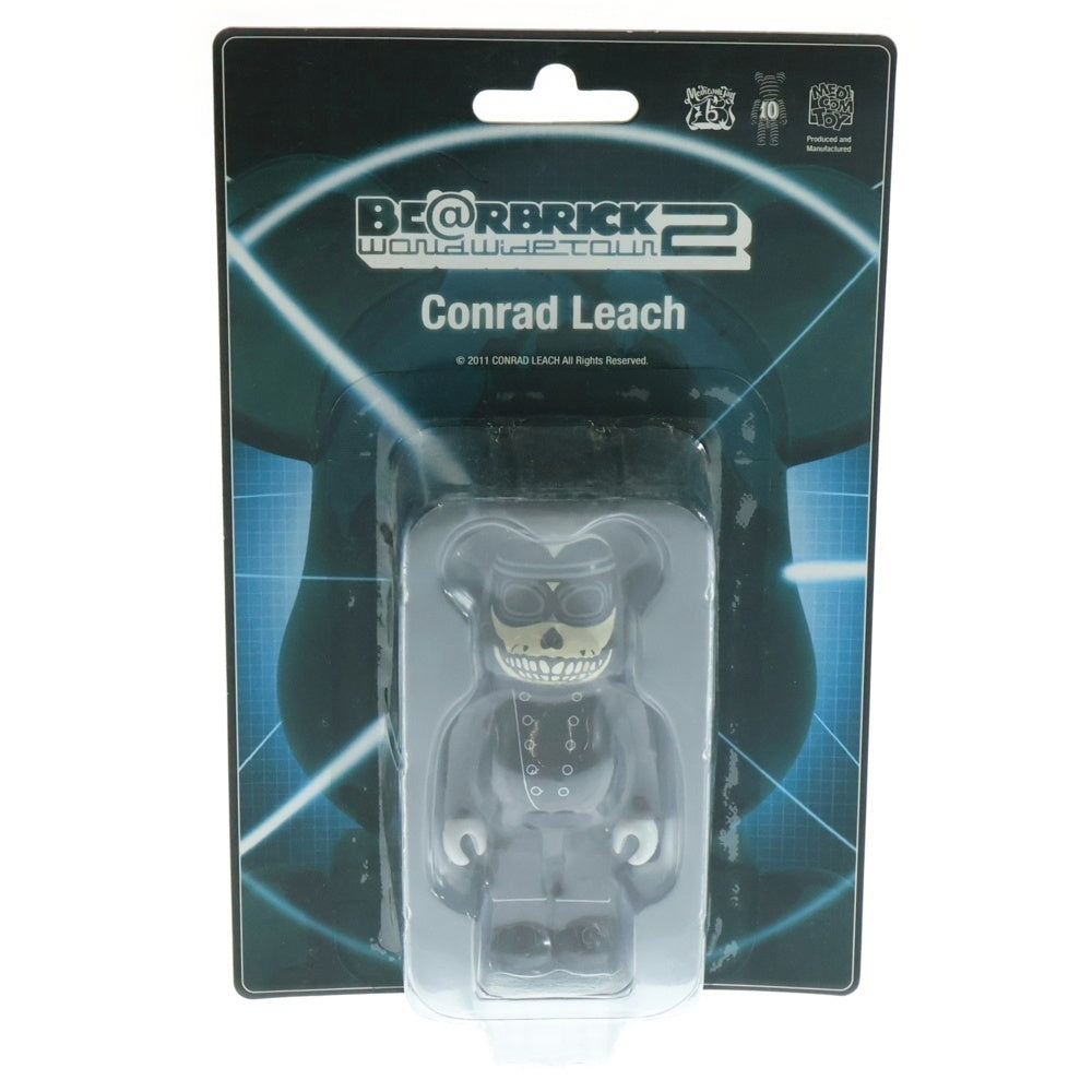 MEDICOM TOY(メディコムトイ) BE@RBRICK WORLD WIDE TOUR 100% Conrad Leach ベアブリック コンラッド・リーチ 人形 フィギュア ブラック