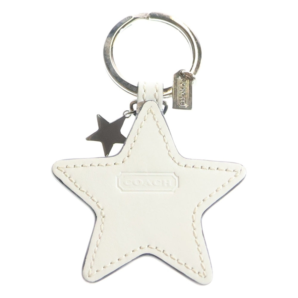 COACH(コーチ) 星型キーホルダー チャーム ブルー