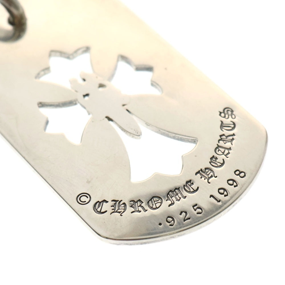 CHROME HEARTS(クロムハーツ) D TAG LRG CROSS DAGG カットアウトクロスダガー ラージドッグタグ ロサンゼルス ネックレストップ