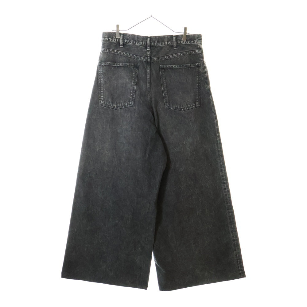 CELINE(セリーヌ) 22SS Low Rise Elephant Jeans ローライズジーンズ デニムパンツ ブラック 2N686573Q