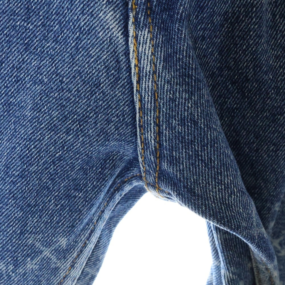 OFF-WHITE(オフホワイト) 22SS Monogram Denim Pants モノグラム ジップフライ コットン デニムパンツ インディゴ OMYA138S22DEN005