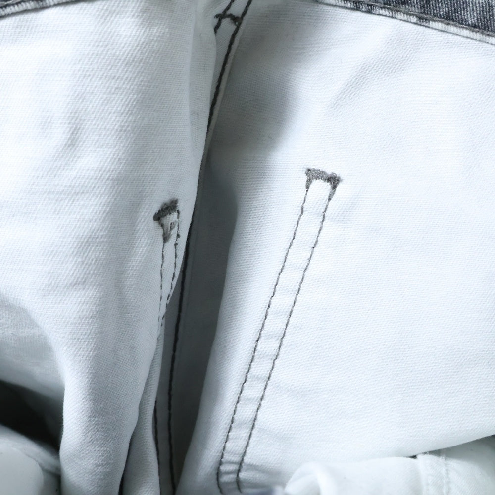 FUCKING AWESOME(ファッキンオーサム) FACE PRINT DOUBLE KNEE PANTS フォトプリント ダブルニー ペインターパンツ グレー