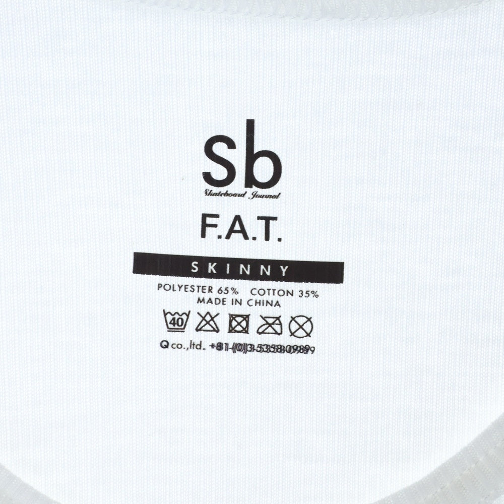 FAT(エフエーティー) タンクトップ ノースリーブ2枚セット インナー ホワイト