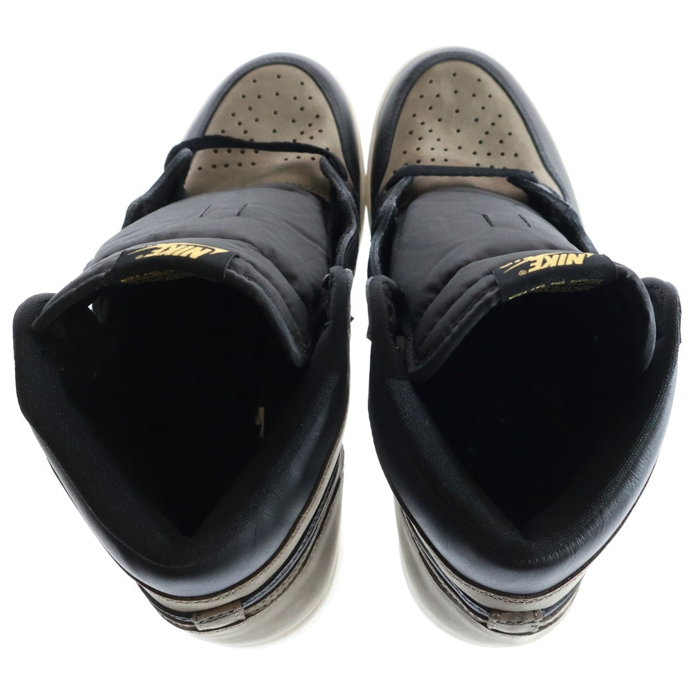 NIKE(ナイキ) AIR JORDAN1 RETRO HIGH OG PALOMINO エアジョーダン1 レトロ パロミノ ハイカットスニーカー ブラウン/ブラック US10.5/28.5cm DZ5485-020