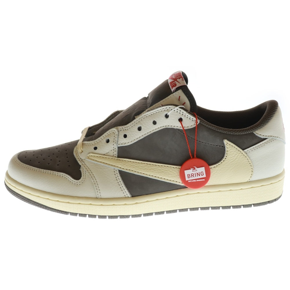 NIKE(ナイキ) ×TRAVIS SCOTT AIR JORDAN 1 トラヴィススコット エアジョーダン1 ローカットスニーカー リバースモカ US11/29cm DM7866-162