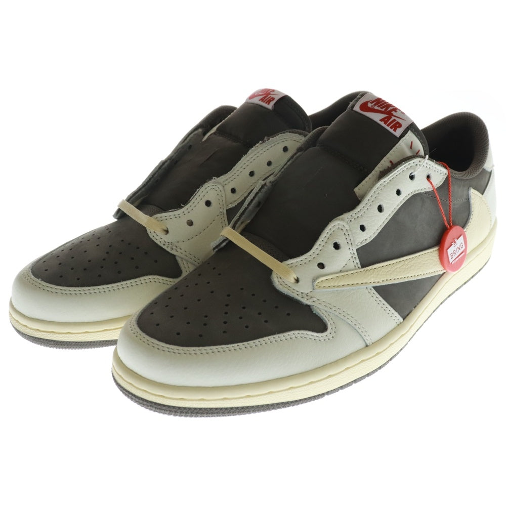NIKE(ナイキ) ×TRAVIS SCOTT AIR JORDAN 1 トラヴィススコット エアジョーダン1 ローカットスニーカー リバースモカ US11/29cm DM7866-162
