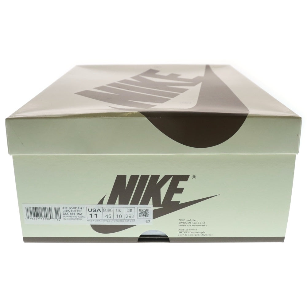 NIKE(ナイキ) ×TRAVIS SCOTT AIR JORDAN 1 トラヴィススコット エアジョーダン1 ローカットスニーカー リバースモカ US11/29cm DM7866-162