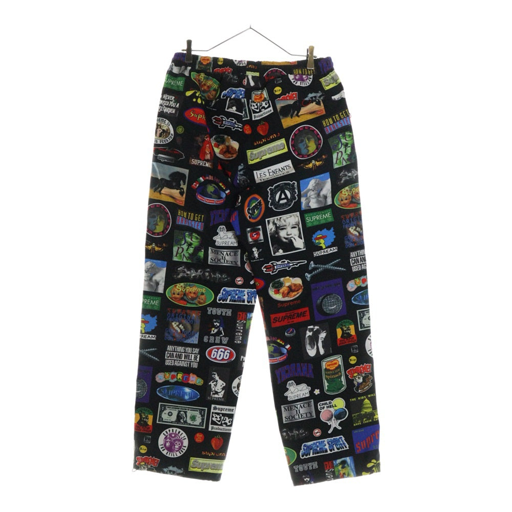 SUPREME(シュプリーム) 21SS GORE-TEX Stickers Pants ゴアテックス ステッカーズ パンツ ブラック