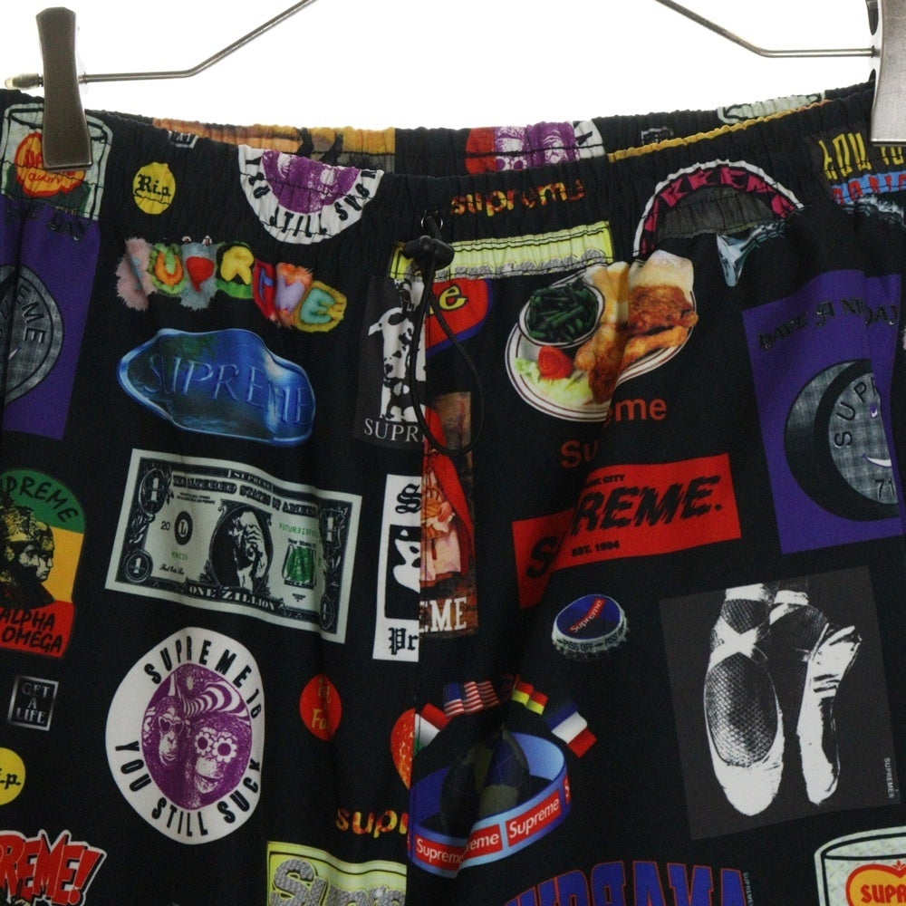 SUPREME(シュプリーム) 21SS GORE-TEX Stickers Pants ゴアテックス ステッカーズ パンツ ブラック