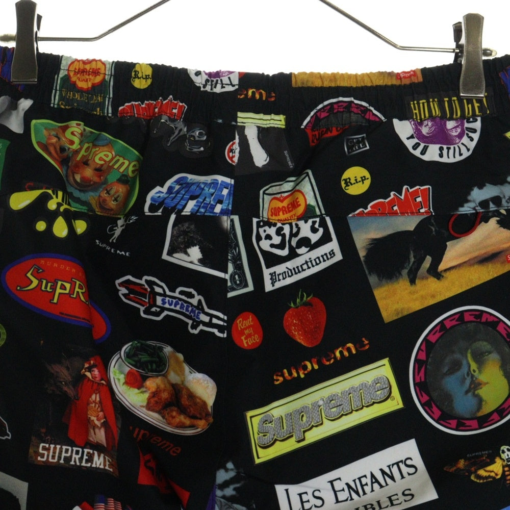 SUPREME(シュプリーム) 21SS GORE-TEX Stickers Pants ゴアテックス ステッカーズ パンツ ブラック