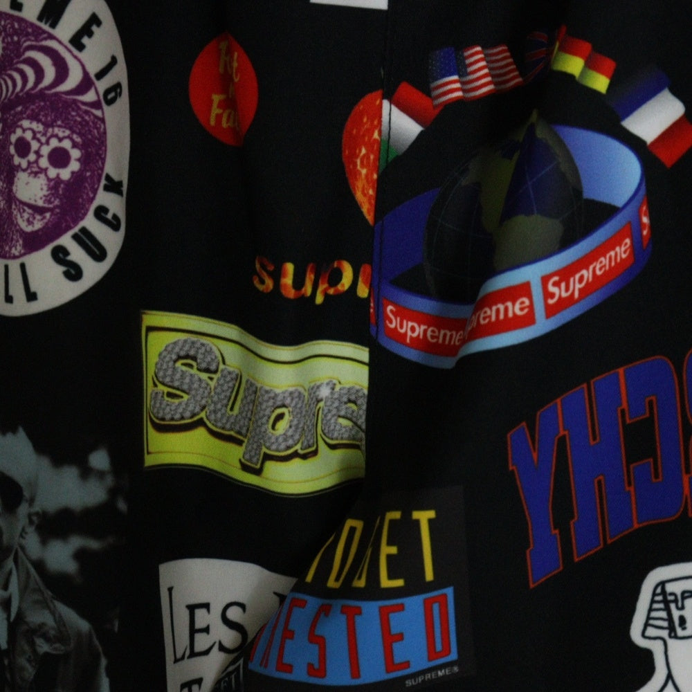 SUPREME(シュプリーム) 21SS GORE-TEX Stickers Pants ゴアテックス ステッカーズ パンツ ブラック