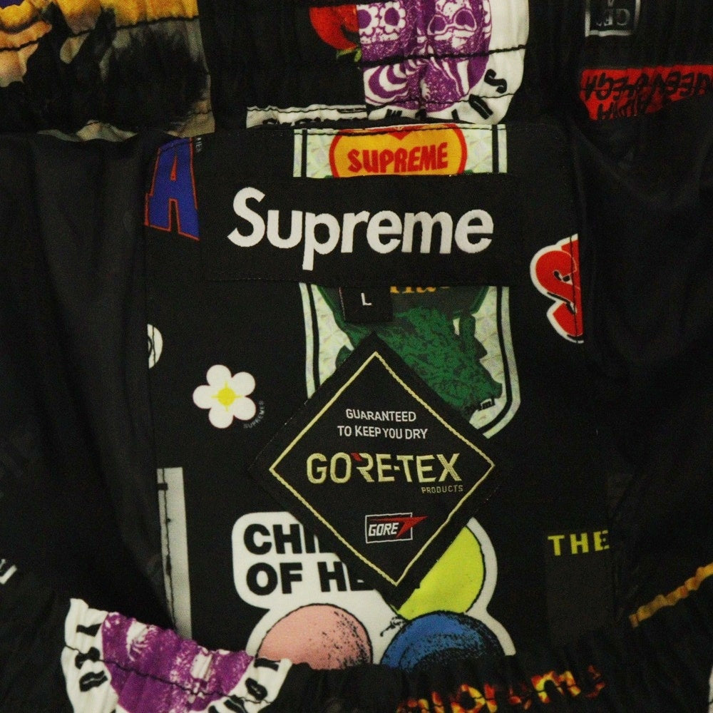 SUPREME(シュプリーム) 21SS GORE-TEX Stickers Pants ゴアテックス ステッカーズ パンツ ブラック