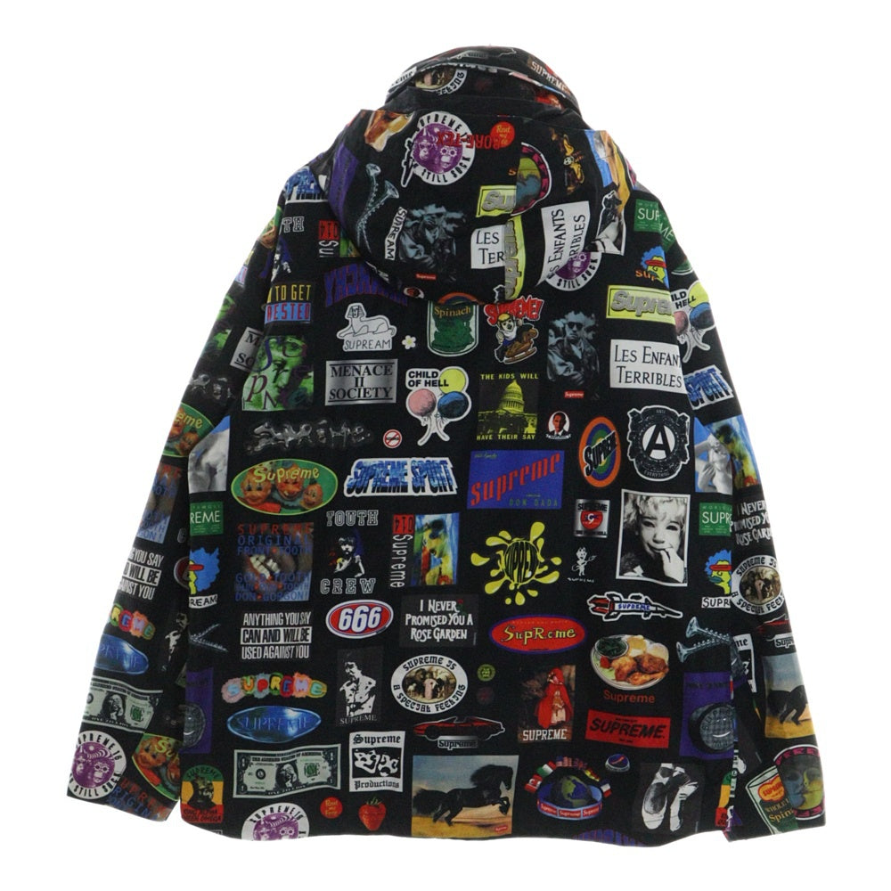 SUPREME(シュプリーム) 21SS GORE-TEX Stickers Shell Jacket ゴアテックス ステッカーズ シェル マウンテンパーカー ジャケット ブラック