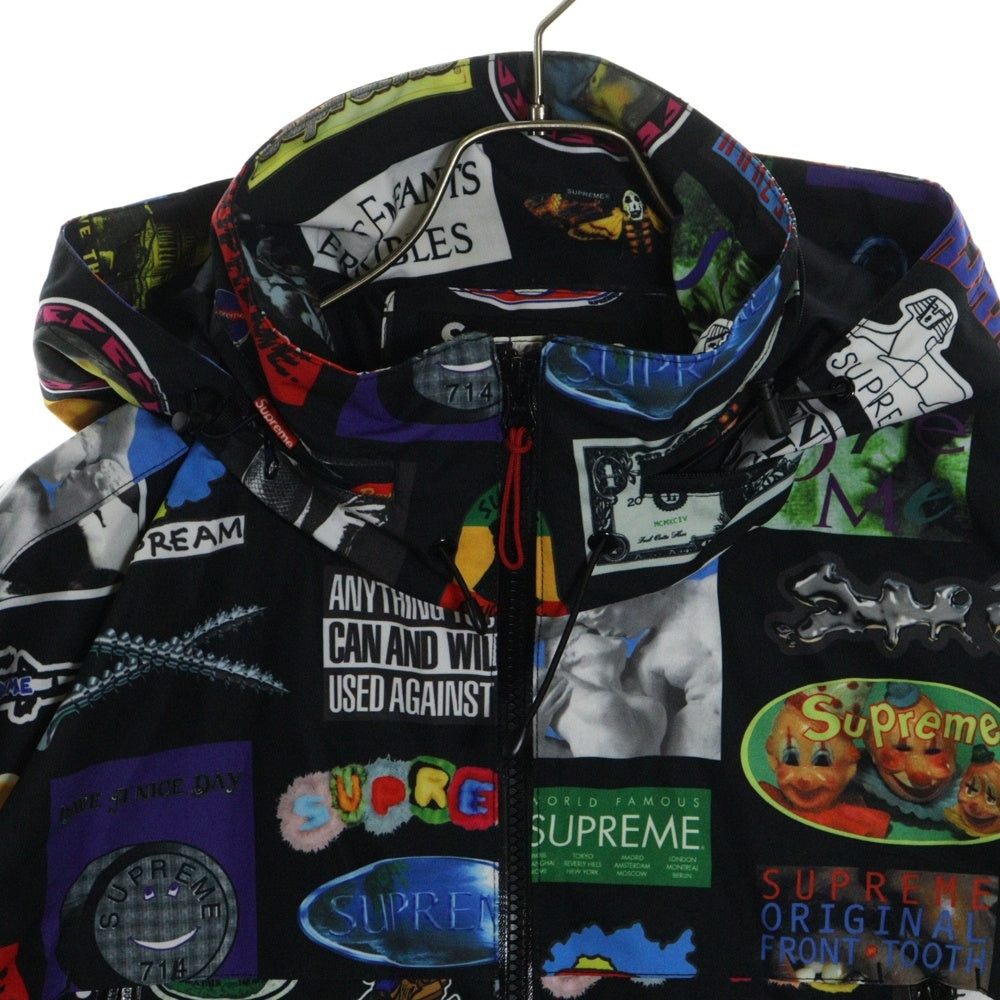 SUPREME(シュプリーム) 21SS GORE-TEX Stickers Shell Jacket ゴアテックス ステッカーズ シェル マウンテンパーカー ジャケット ブラック