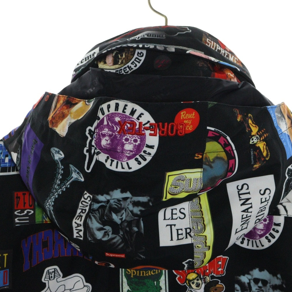 SUPREME(シュプリーム) 21SS GORE-TEX Stickers Shell Jacket ゴアテックス ステッカーズ シェル マウンテンパーカー ジャケット ブラック