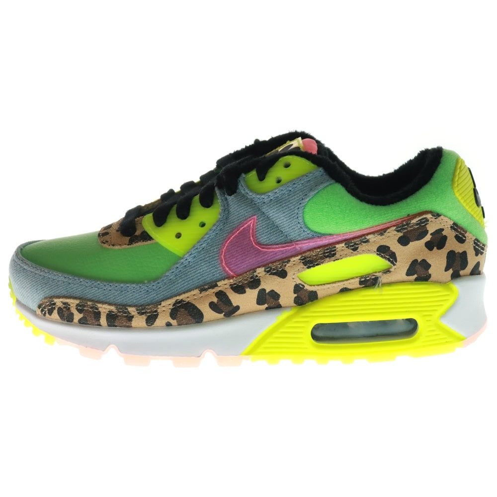 NIKE(ナイキ) WMNS AIR MAX 90 LX ウィメンズ エアマックス イリュージョングリーン ローカットスニーカー マルチカラー US7/24cm CW3499-300