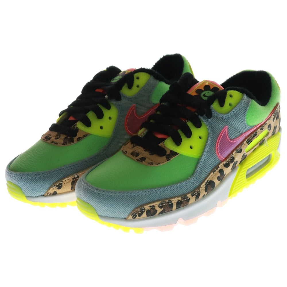 NIKE(ナイキ) WMNS AIR MAX 90 LX ウィメンズ エアマックス イリュージョングリーン ローカットスニーカー マルチカラー US7/24cm CW3499-300