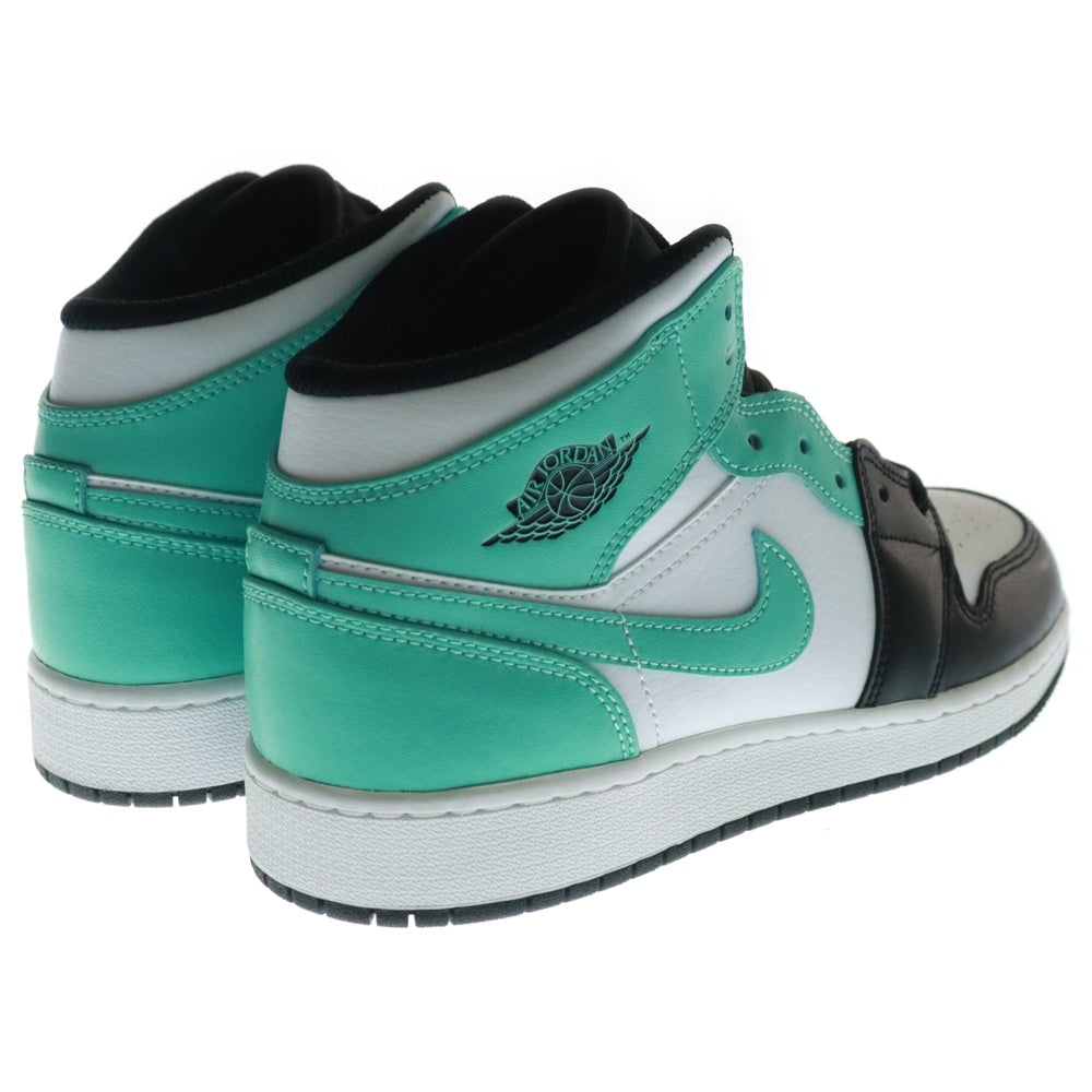 NIKE(ナイキ) WMNS Air Jordan 1 Mid Tropical Twist エアジョーダン ミッドカットスニーカー ブラック/ブルー US6Y/24cm 554725-132 キッズ