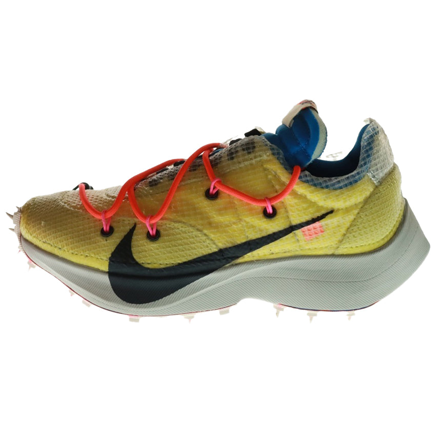 NIKE(ナイキ) ×OFF-WHITE WMNS VAPOR STREET YELLOW ヴェイパー ストリート ローカットスニーカー イエロー US7/24cm CD8178-700