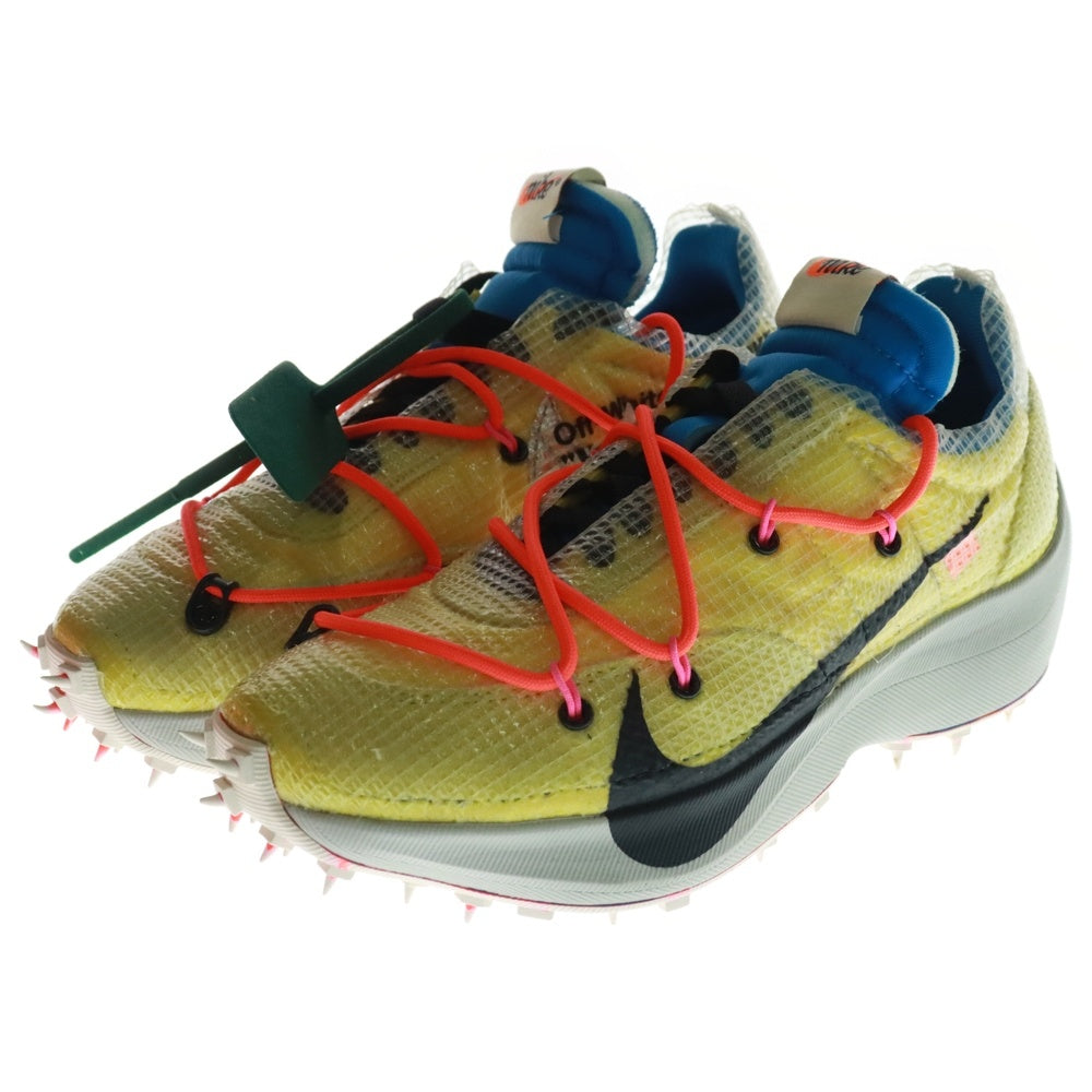 NIKE(ナイキ) ×OFF-WHITE WMNS VAPOR STREET YELLOW ヴェイパー ストリート ローカットスニーカー イエロー US7/24cm CD8178-700