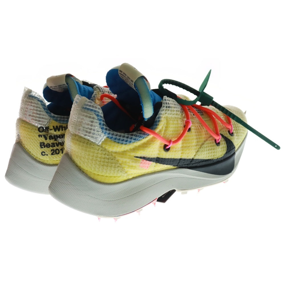 NIKE(ナイキ) ×OFF-WHITE WMNS VAPOR STREET YELLOW ヴェイパー ストリート ローカットスニーカー イエロー US7/24cm CD8178-700