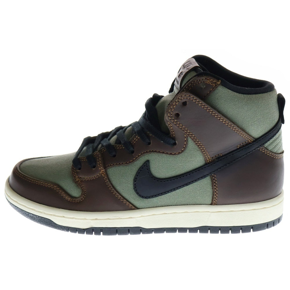 NIKE SB(ナイキエスビー) Dunk High Pro Baroque Brown/Black-Brun ダンクハイ プロ ハイカットスニーカー ブラウン US6/24cm BQ6826-201