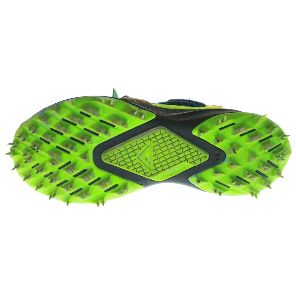 NIKE(ナイキ) ×OFF-WHITE Air Zoom Terra Kiger 5 Green オフ ホワイト テラ カイガーグリーン US7/24cm CD8179-300