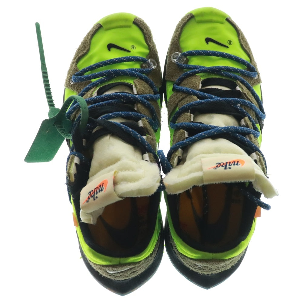 NIKE(ナイキ) ×OFF-WHITE Air Zoom Terra Kiger 5 Green オフ ホワイト テラ カイガーグリーン US7/24cm CD8179-300