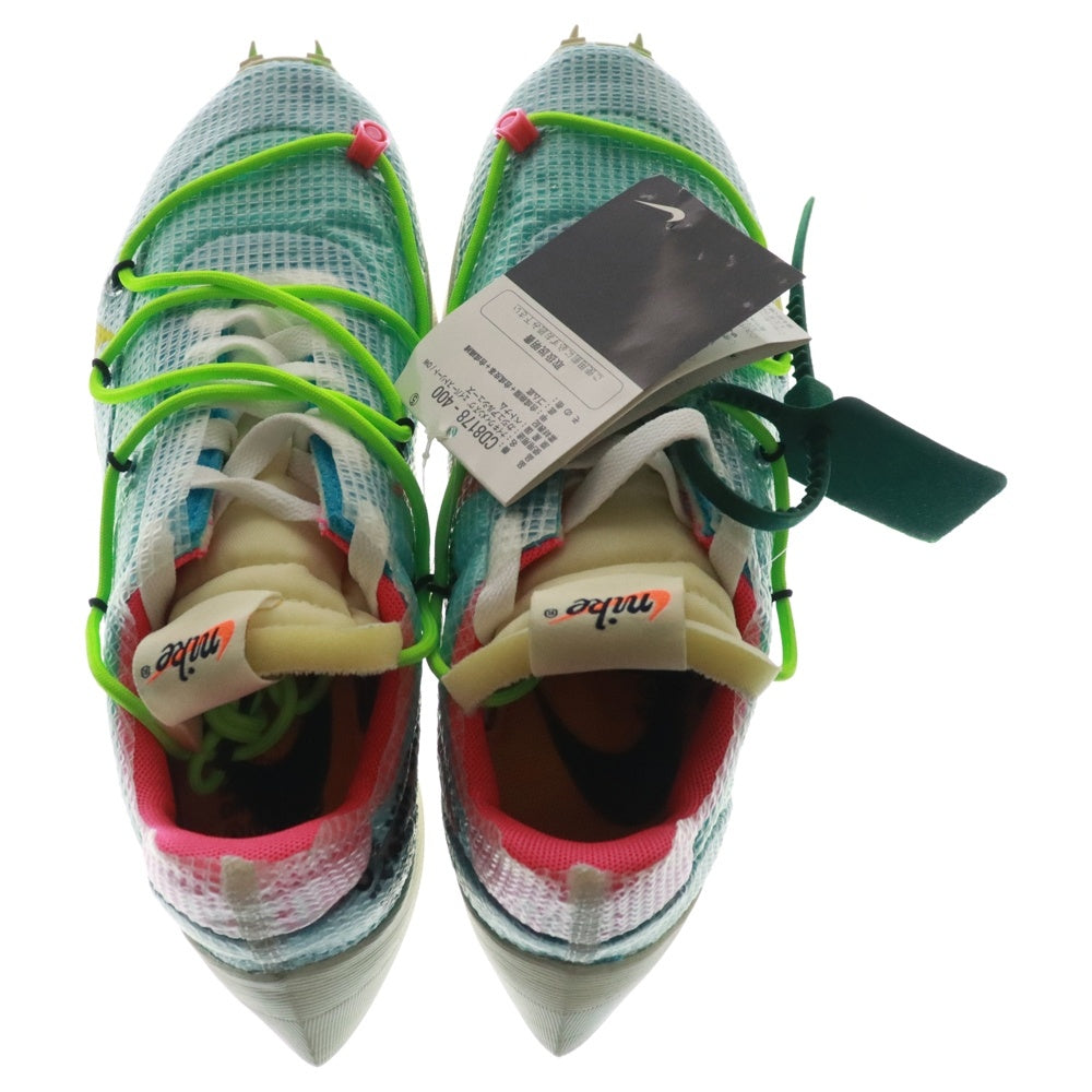 NIKE(ナイキ) ×OFF-WHITE WMNS VAPOR STREET Sky Blue ヴェイパー ストリート ローカットスニーカー ブルー US7/24cm CD8178-400