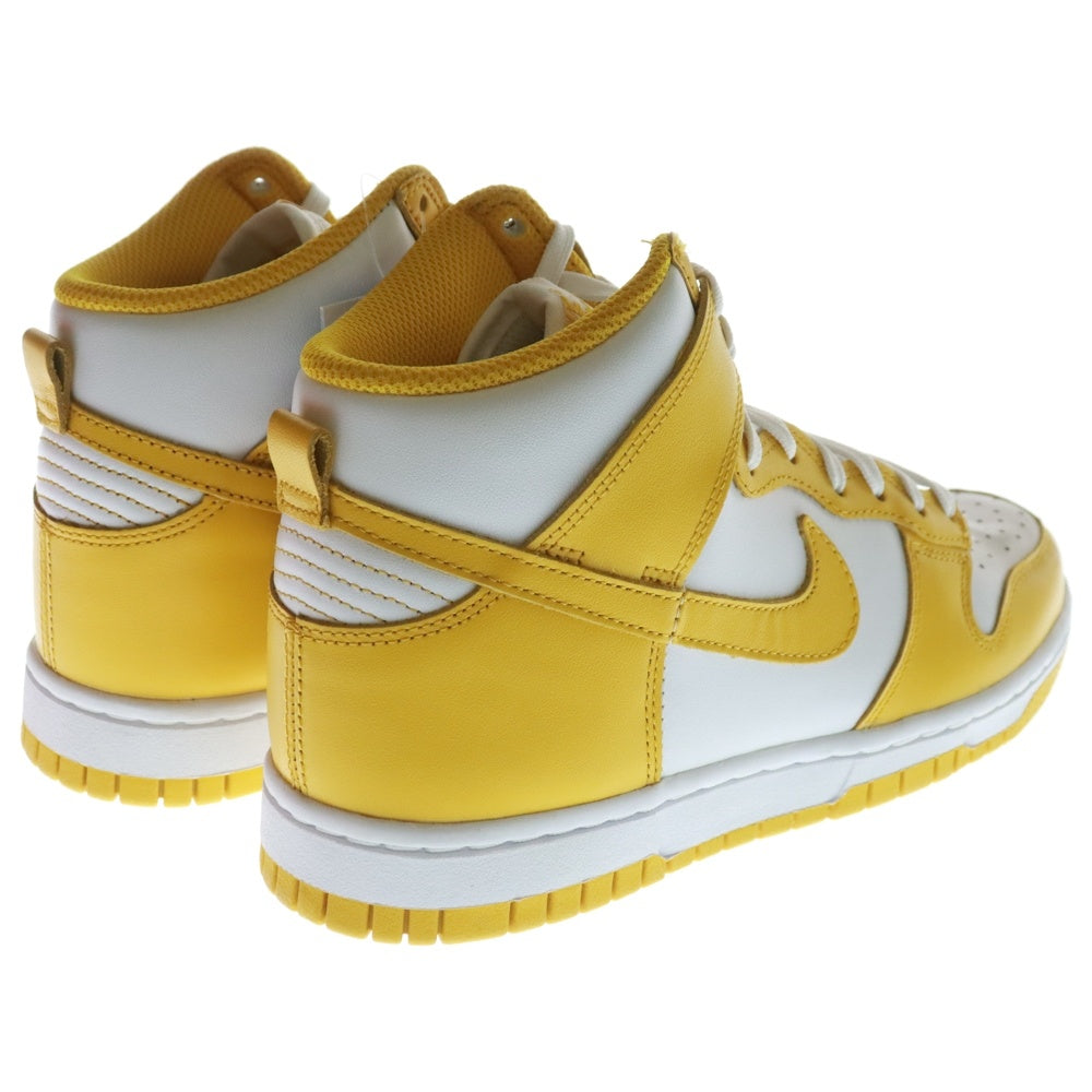 NIKE(ナイキ) WMNS DUNK HIGH DARK SULFUR ウィメンズ ダンク ダークサルファ ハイカットスニーカー イエロー US6/24cm DD1869-106
